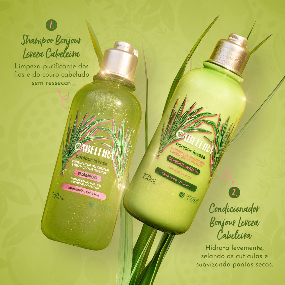 シャンchan BODY LOTION . HAIR ESSENCE 2本 Condicionador Bonjour Leveza Cabeleira 250mL | L'Occitane au Brésil